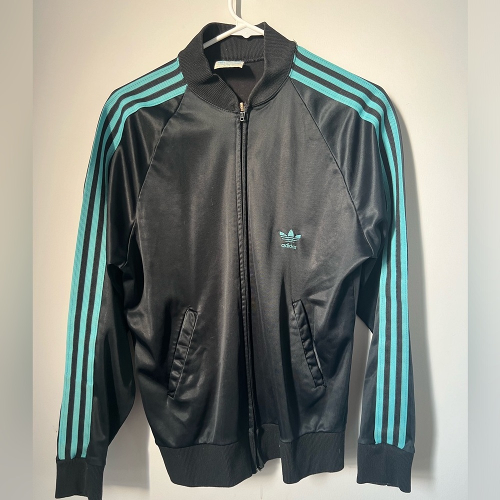 True Vintage 1980s adidas track jacket